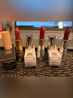Gucci and Prada mini Lipstick Trio #204, #r28 and p56 Shades